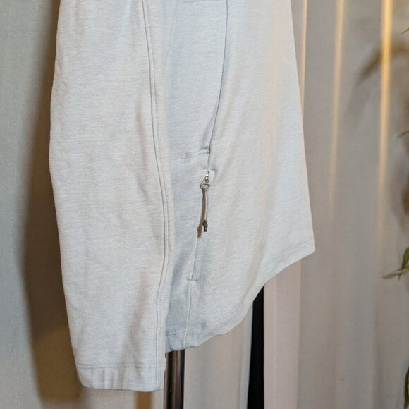 Lululemon Warm Long Sleeve Surge Gray Silver Running Run Shirt Men's Medium - Picture 9 of 9